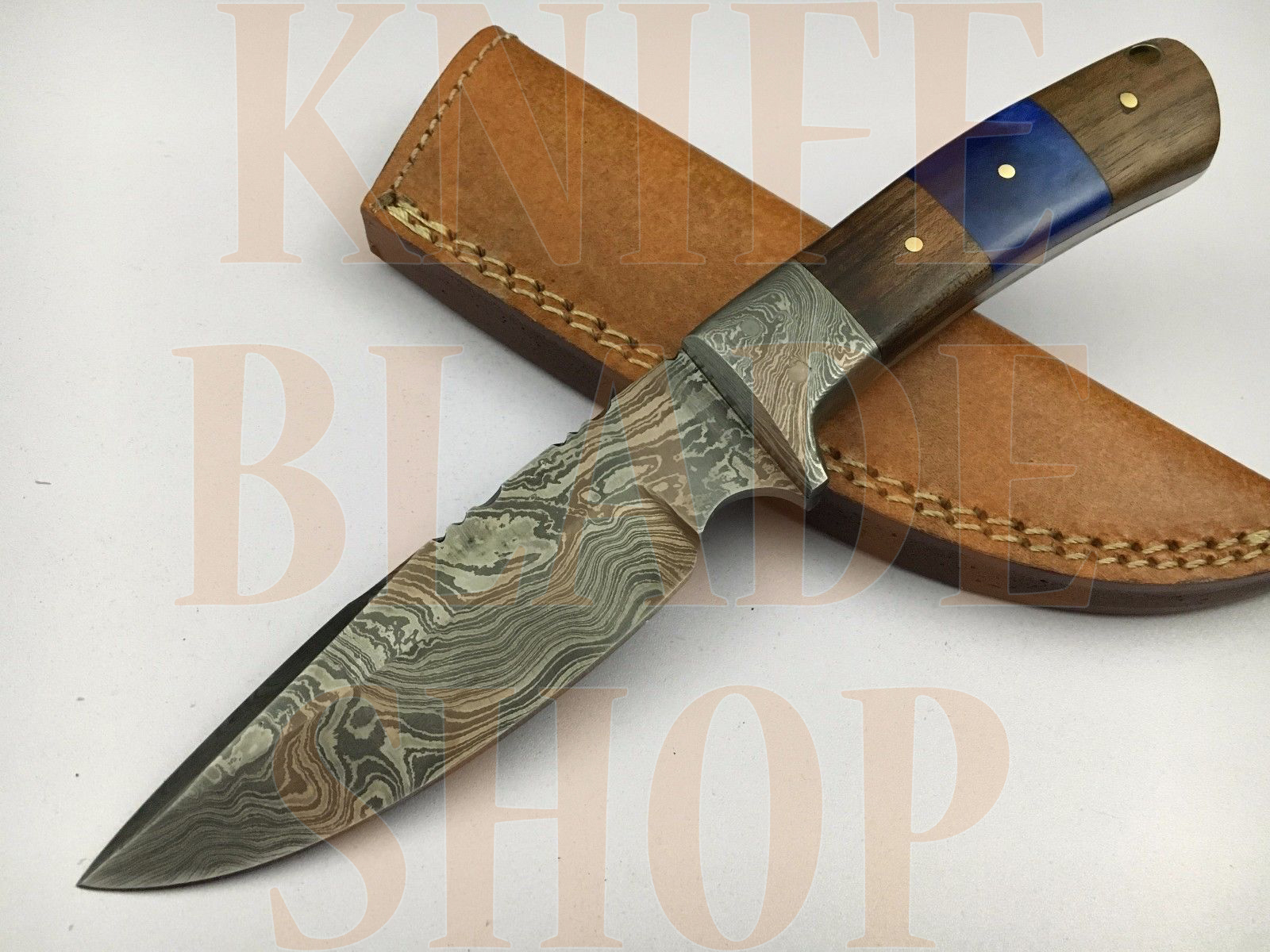 Damascus Hunting Knife