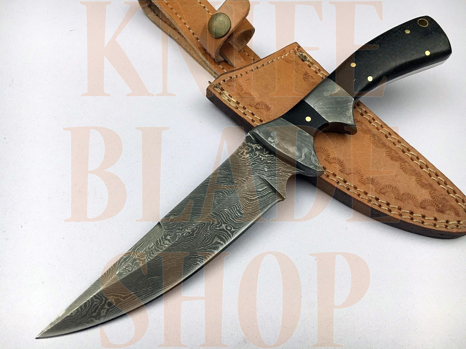Damascus Hunting Knife