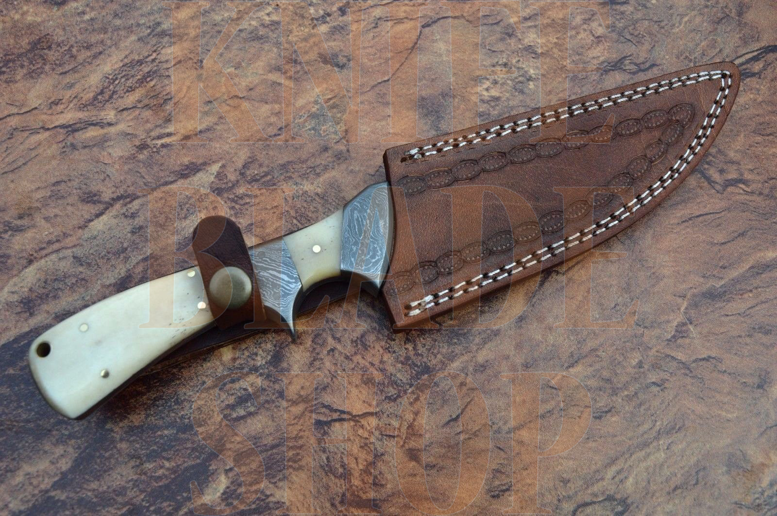 Damascus Hunting Knife