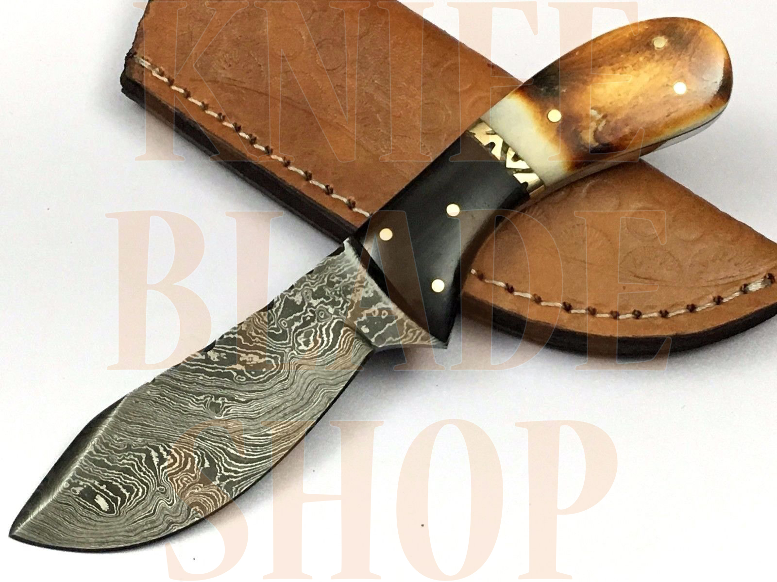 Damascus Hunting Knife