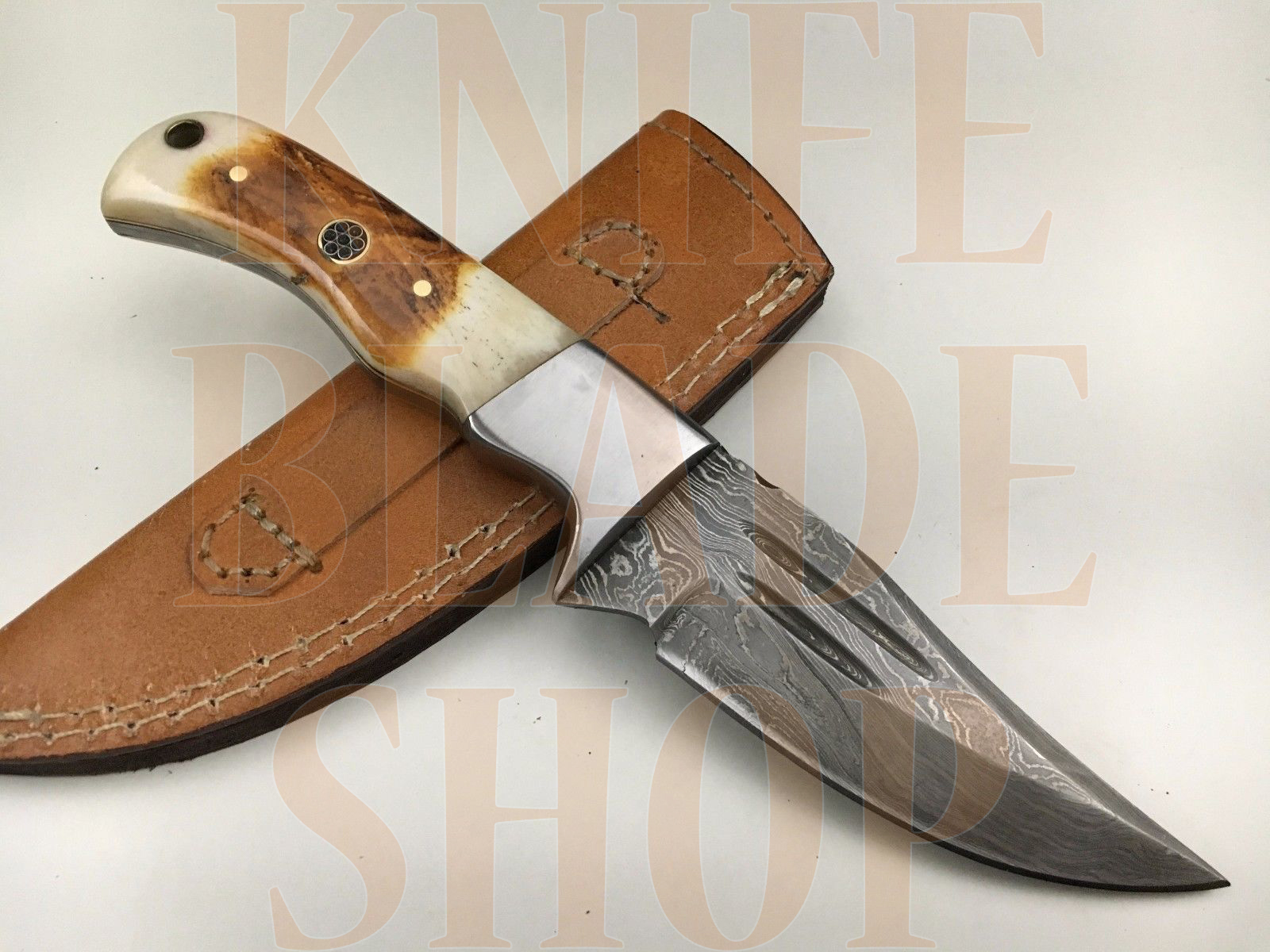 Damascus Hunting Knife