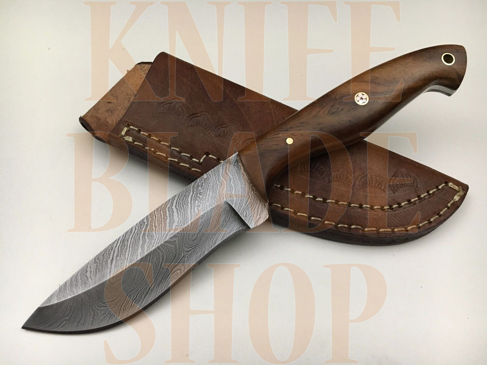 Damascus Hunting Knife
