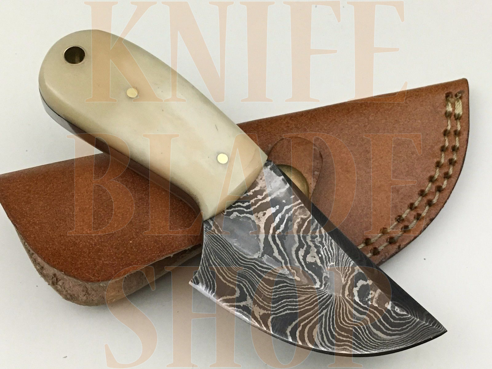 Damascus Hunting Knife