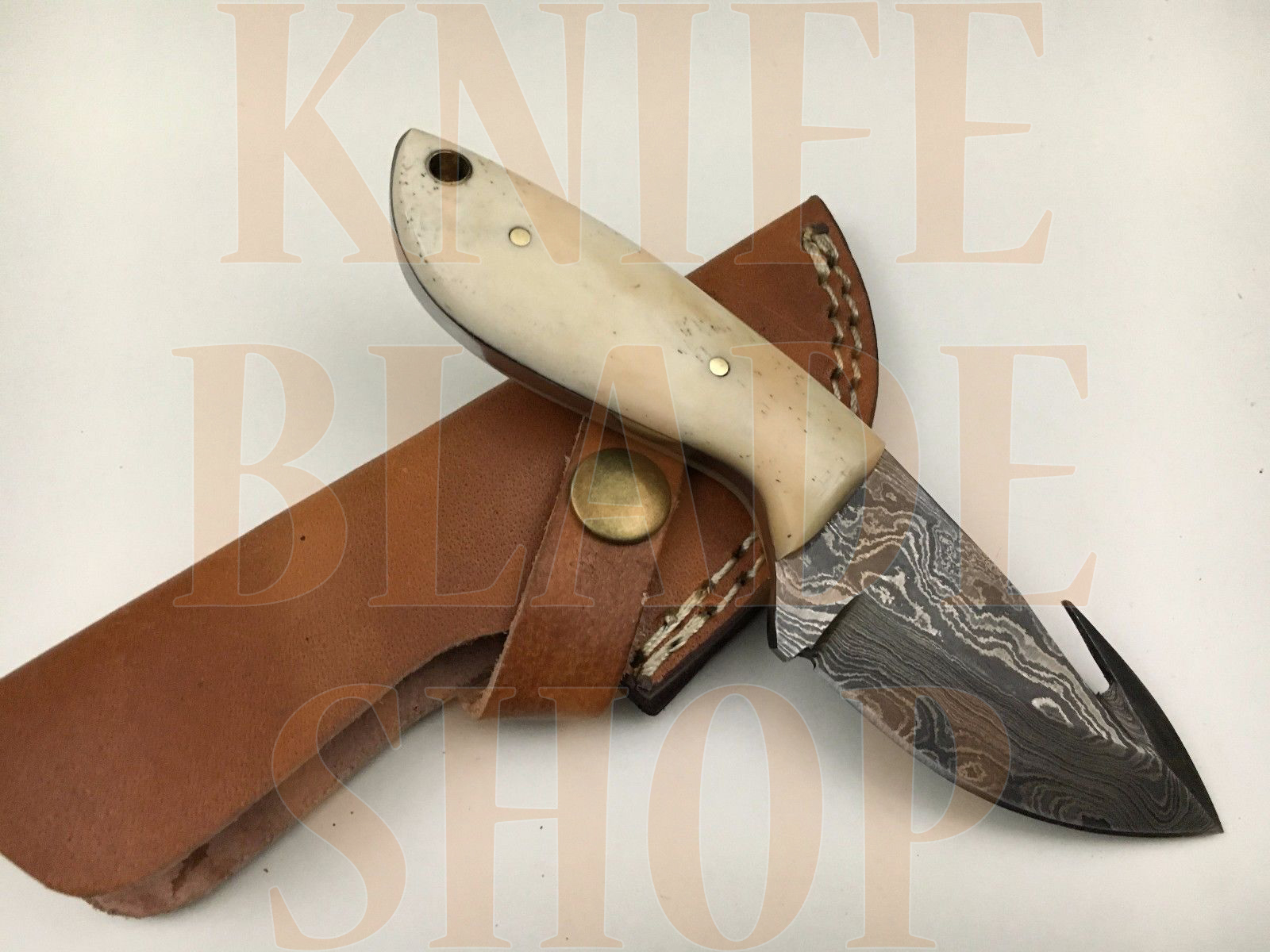 Damascus Hunting Knife