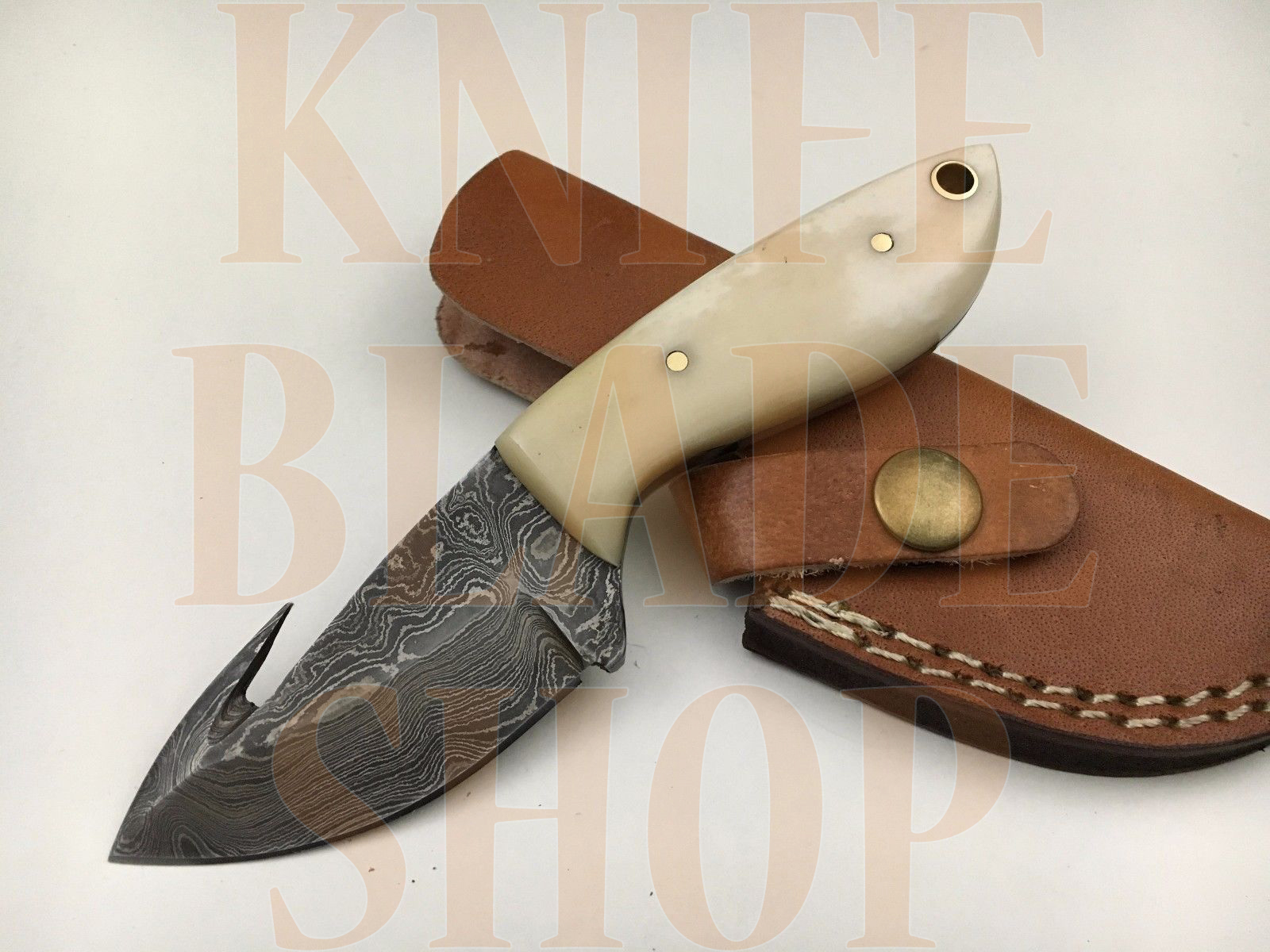 Damascus Hunting Knife