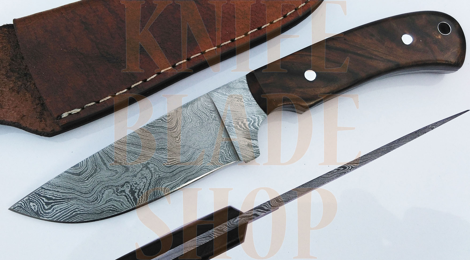 Damascus Hunting Knife