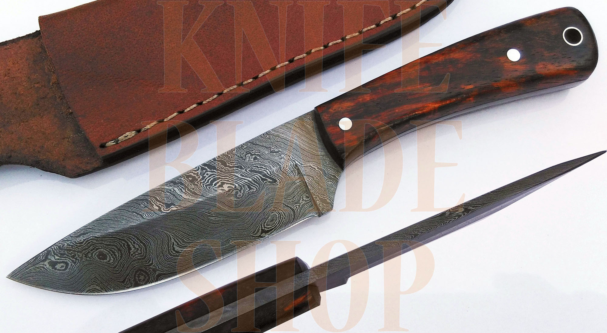 Damascus Hunting Knife