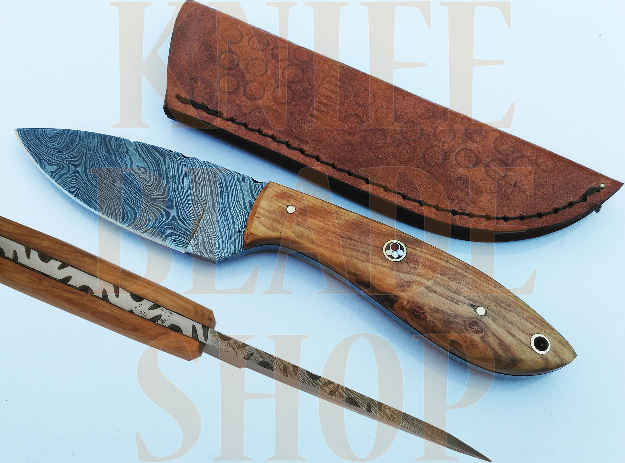 Damascus Hunting Knife