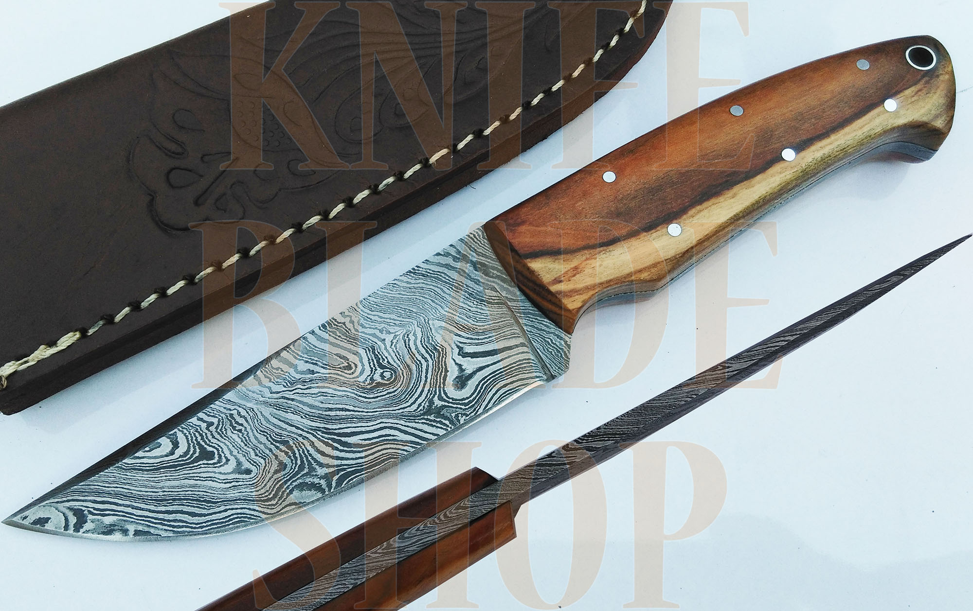 Damascus Hunting Knife