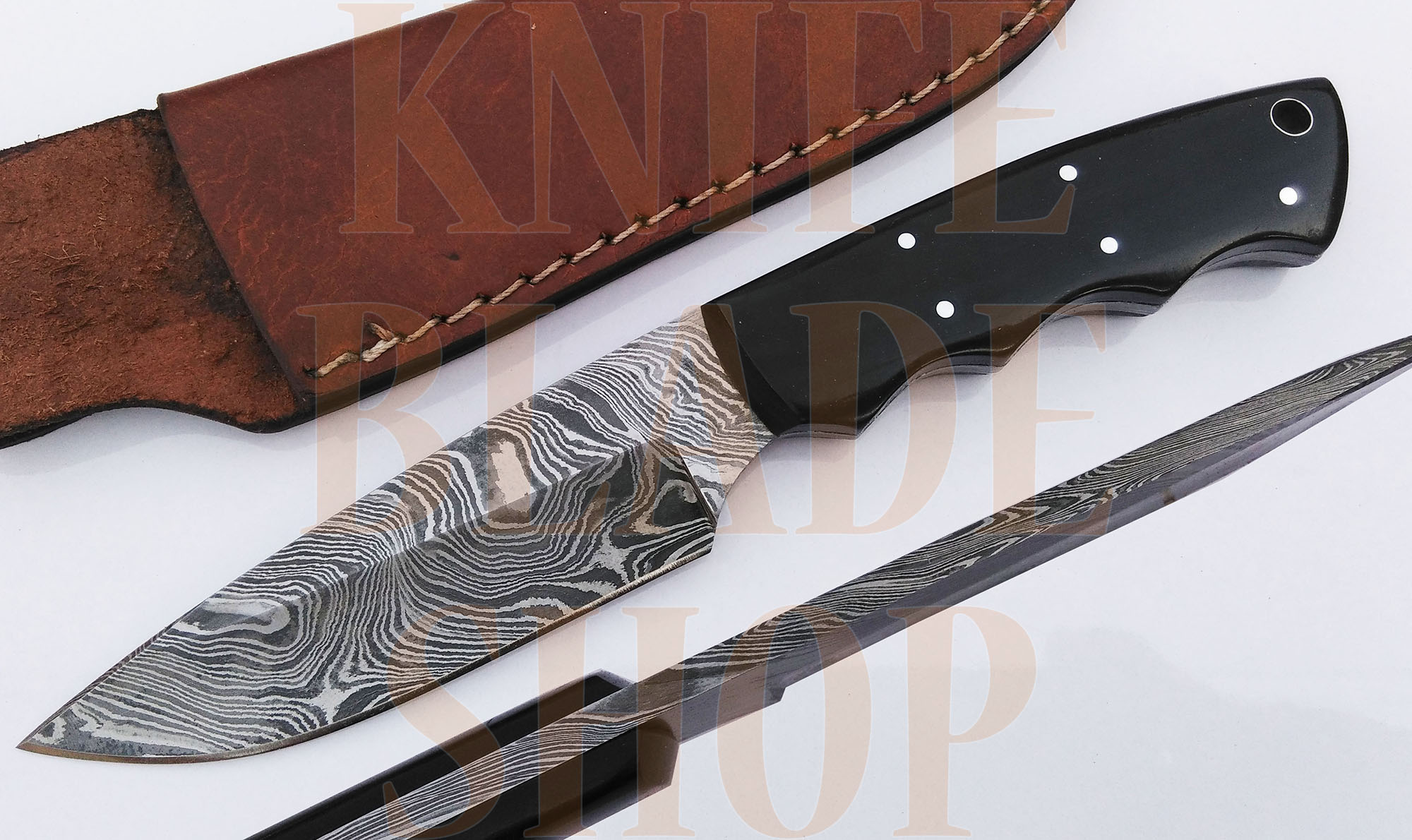 Damascus Hunting Knife
