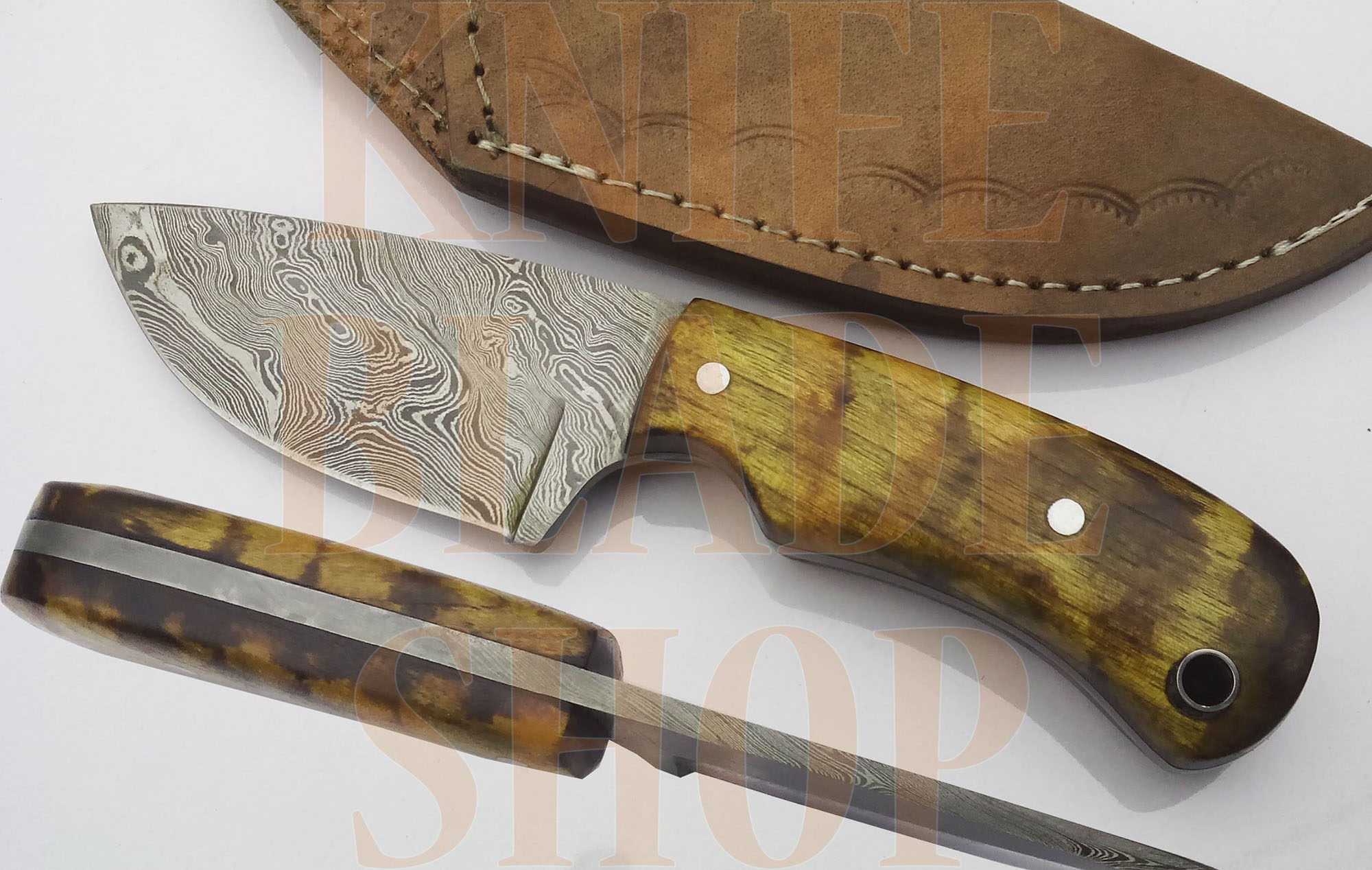 Damascus Hunting Knife