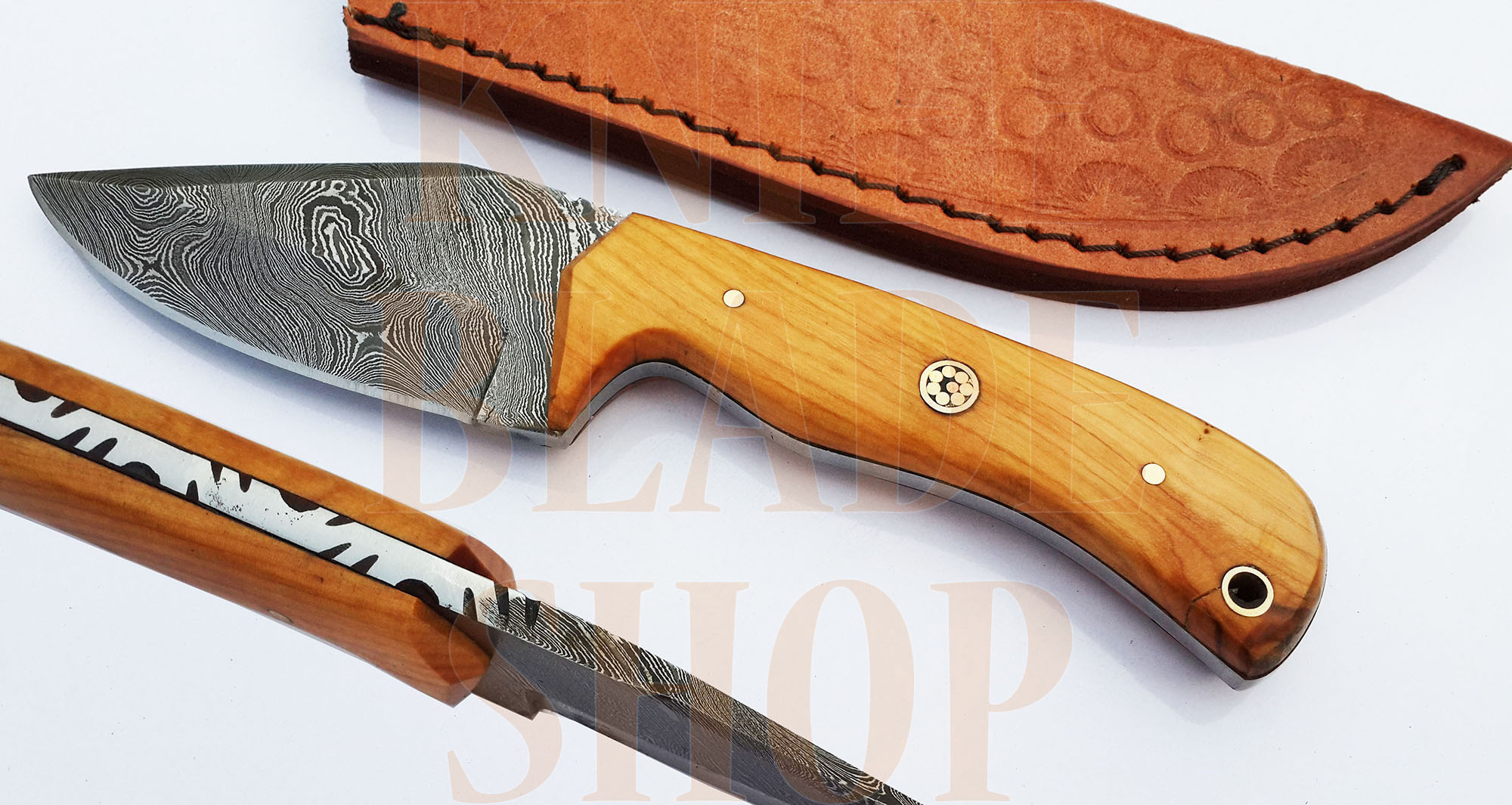 Damascus Hunting Knife