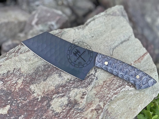 Carbon Steel Cleaver Knife