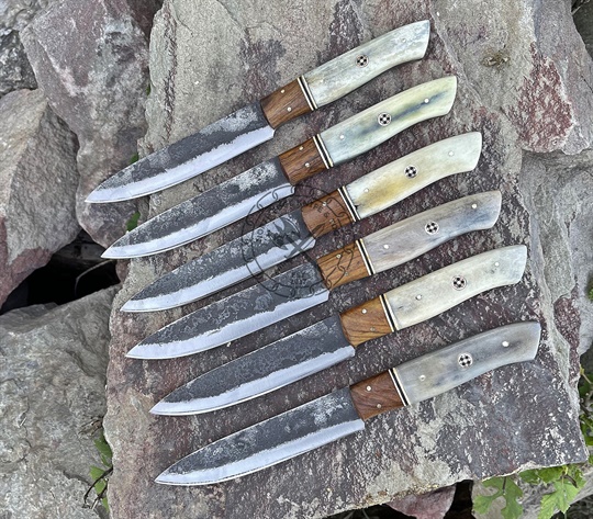 Carbon Steel Steak Knives Set (05 pc)