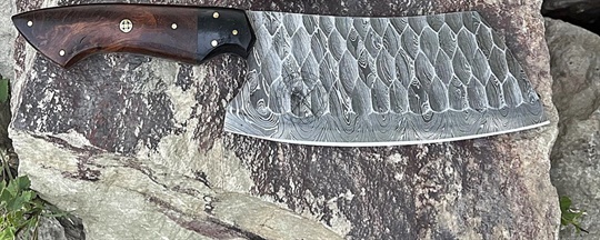Damascus Steel cleaver