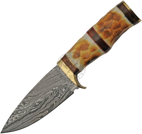 Damascus Steel Hunting Knife