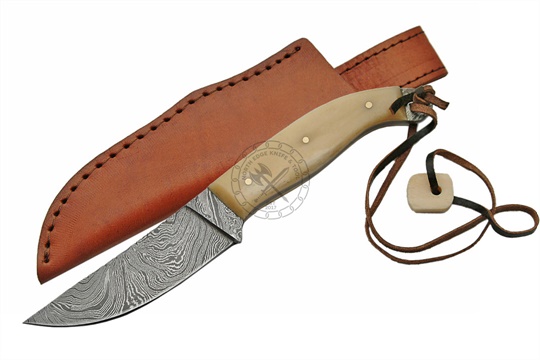 Damascus Steel Hunting Knife