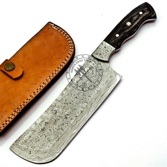 Damascus Steel cleaver