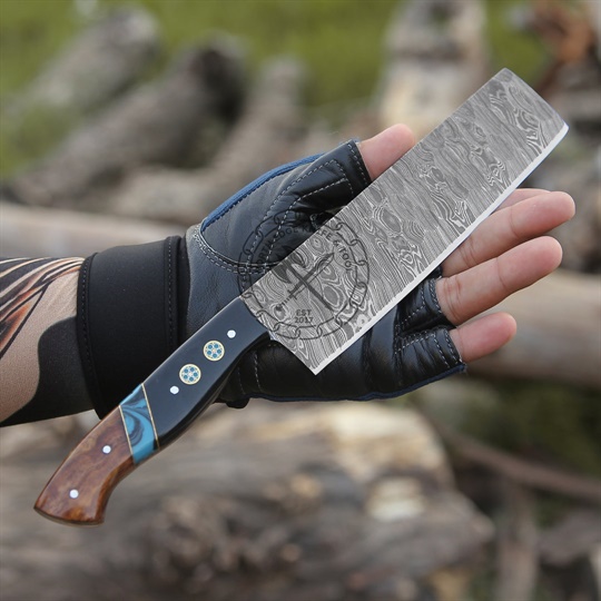 Damascus Steel cleaver