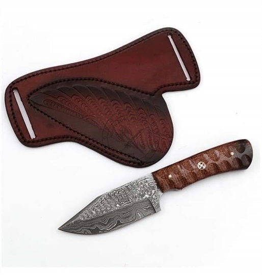 Damascus Hunting Knife