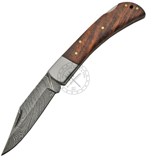 Damascus Folding Knife