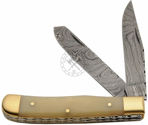Damascus Folding Knife