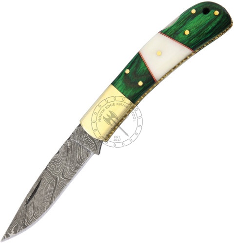 Damascus Folding Knife
