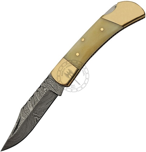 Damascus Folding Knife