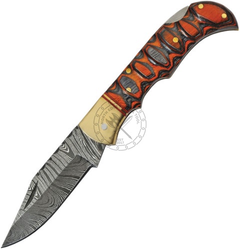 Damascus Folding Knife