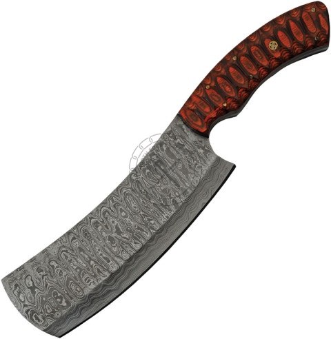 Damascus Cleaver Knife