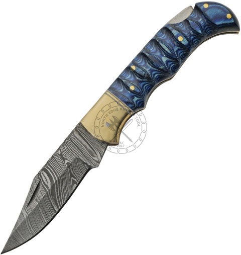 Damascus Folding Knife