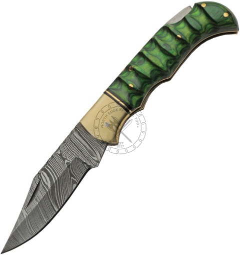 Damascus Folding Knife