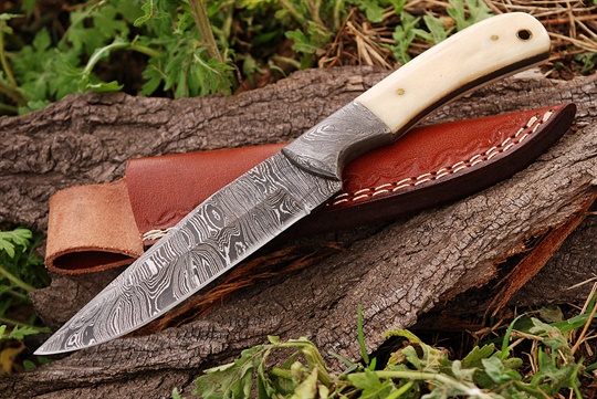 Damascus Hunting Knife