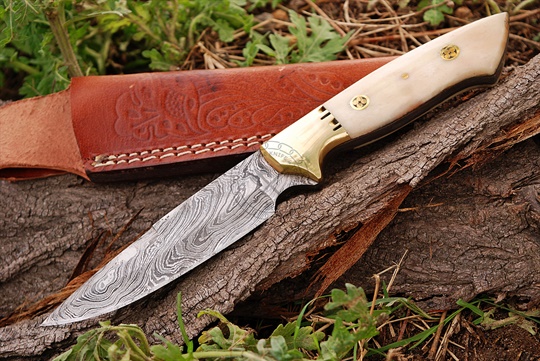 Damascus Hunting Knife