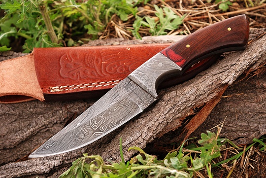 Damascus Hunting Knife