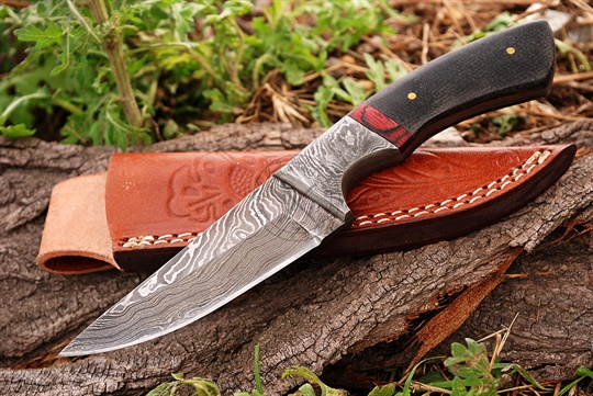 Damascus Hunting Knife