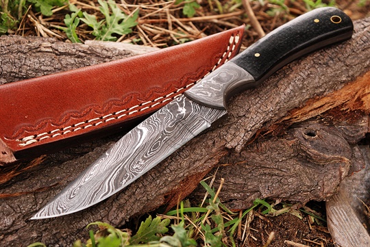 Damascus Hunting Knife