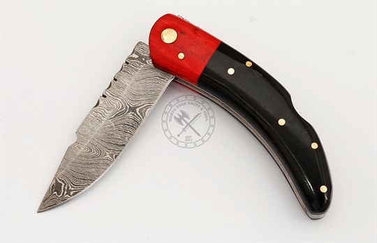 Damascus Folding Knife