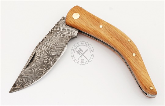 Damascus Folding Knife