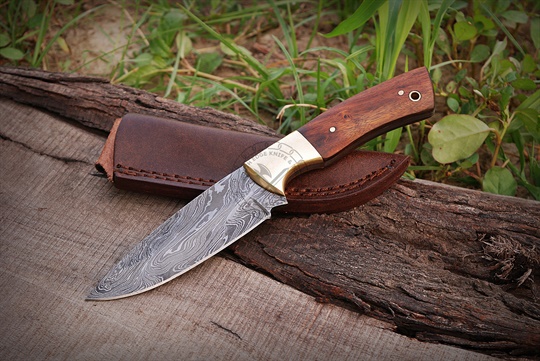 Damascus Hunting Knife