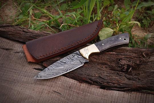 Damascus Hunting Knife