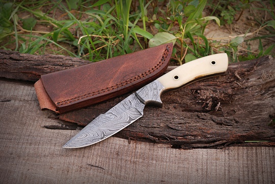 Damascus Hunting Knife