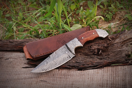 Damascus Hunting Knife