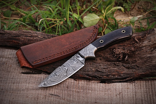 Damascus Hunting Knife