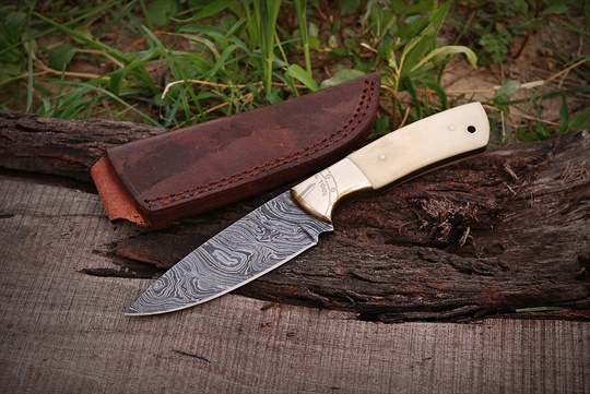 Damascus Hunting Knife