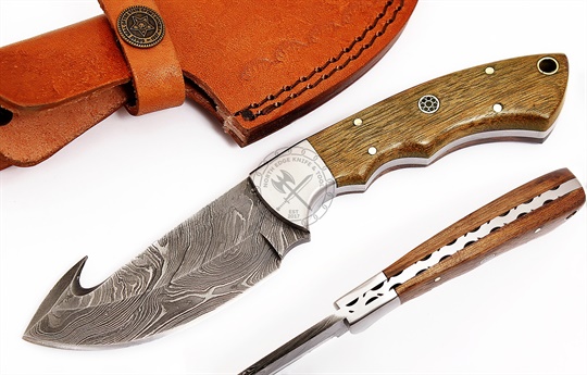 Damascus Hunting Knife