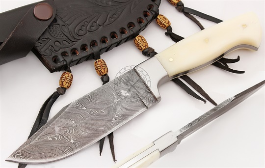 Damascus Hunting Knife
