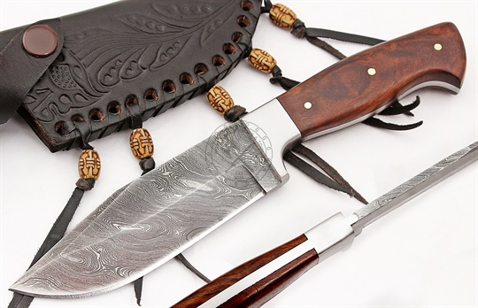 Damascus Hunting Knife