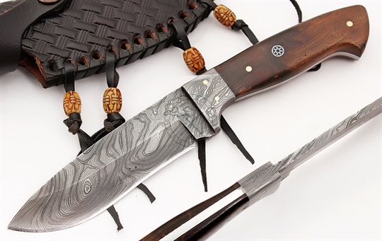 Damascus Hunting Knife