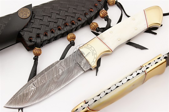 Damascus Hunting Knife